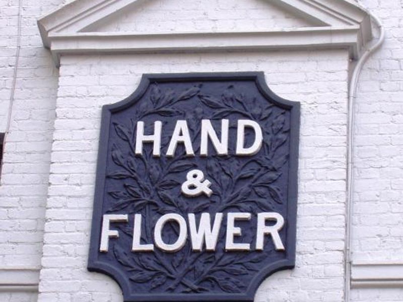 Olympia, Hand & Flower wall. (Pub, External). Published on 21-10-2013 
