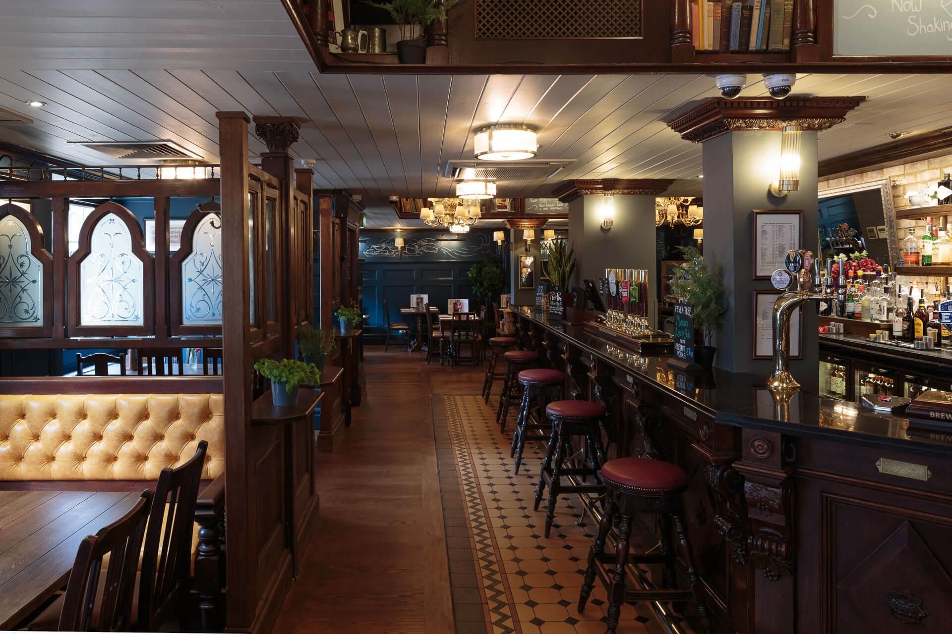 Interior of pub. (Pub, Bar). Published on 23-03-2023
