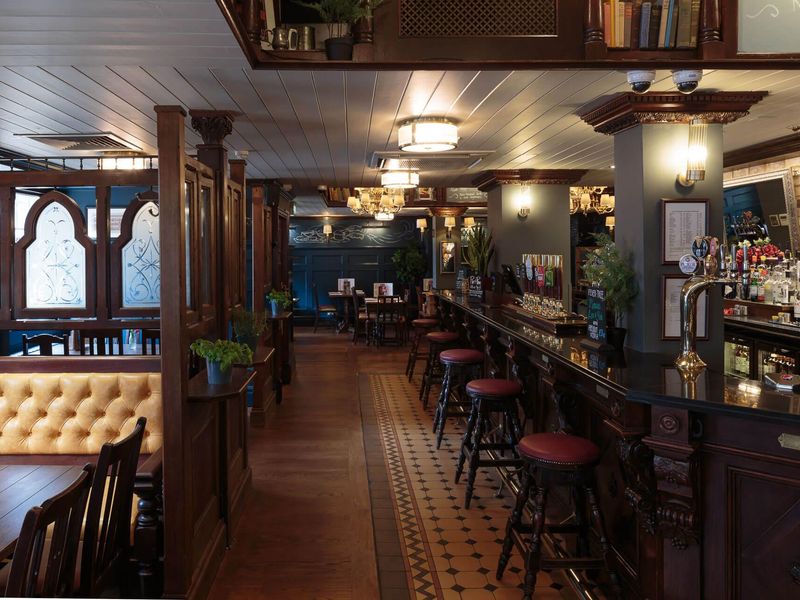 Interior of pub. (Pub, Bar). Published on 23-03-2023