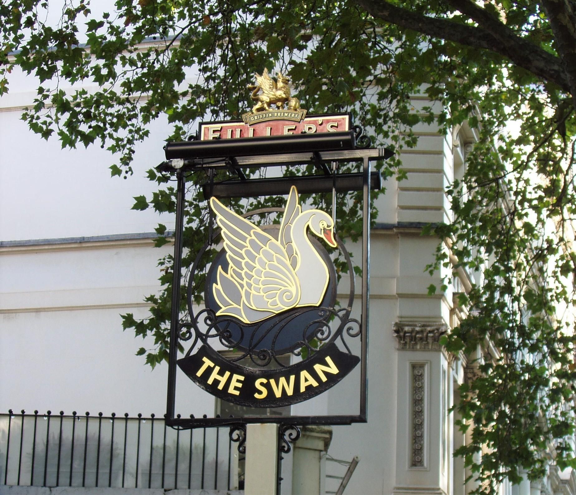 Swan W2-sign Sept 2020. (Pub, External, Sign). Published on 13-09-2020