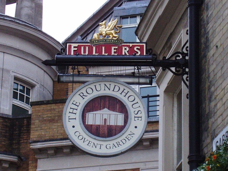 Round House sign WC2 Jan 2017. (Pub, External, Sign). Published on 08-01-2017