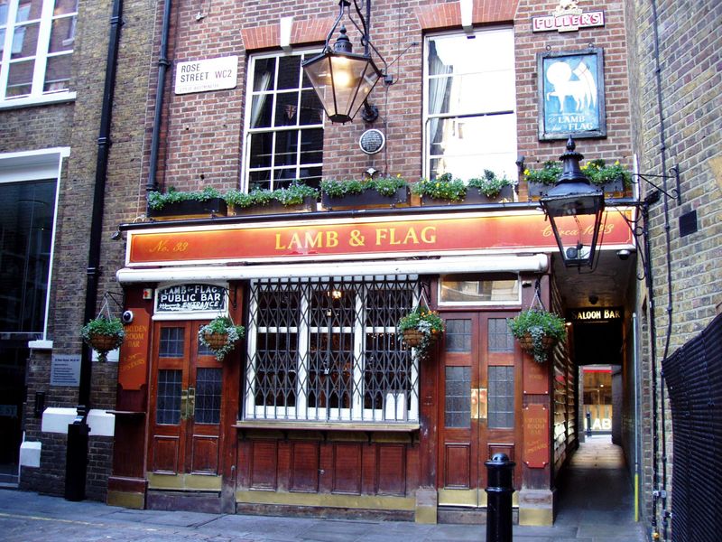 Lamb & Flag WC2-2 Jan 2019. (Pub, External). Published on 03-02-2019