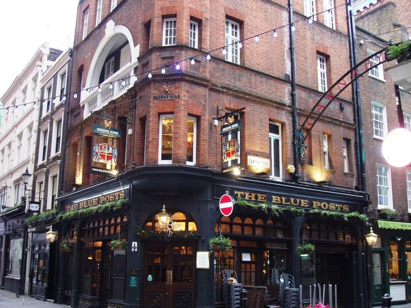 Blue Posts Kingly St-1 Jan 2020. (Pub, External, Key). Published on 01-01-2020