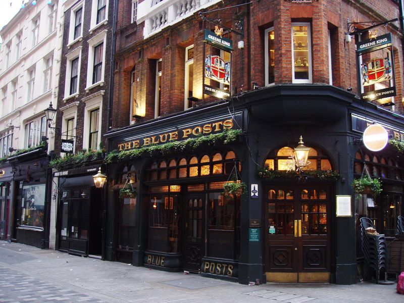 Blue Posts Kingly St-2 Jan 2020. (Pub, External). Published on 01-01-2020 