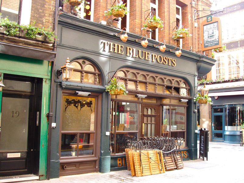 Blue Posts Kingly St-2 June 2025. (Pub, External). Published on 08-06-2025 