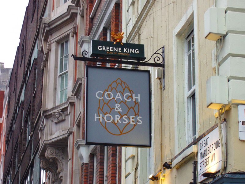 Coach & Horses Gt Marl St-2 Jan 2022. (Pub, External, Sign). Published on 23-01-2022