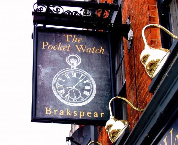 Pocket Watch W12 sign Nov 2015. (Pub, External, Sign). Published on 10-11-2015