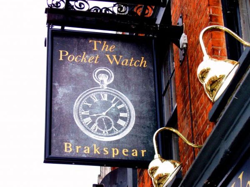 Pocket Watch W12 sign Nov 2015. (Pub, External, Sign). Published on 10-11-2015 