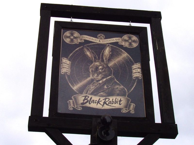 Black Rabbit swingsign. (Pub, External, Sign). Published on 16-08-2026 