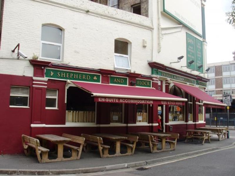 Shepherds Bush, Shepherd and Flock. (Pub, External). Published on 07-08-2013