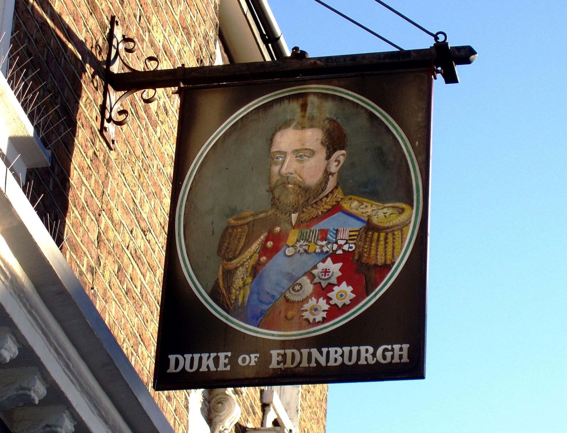 Duke of Edinburgh sign W12 Jan 2018. (Sign, Key). Published on 26-01-2018