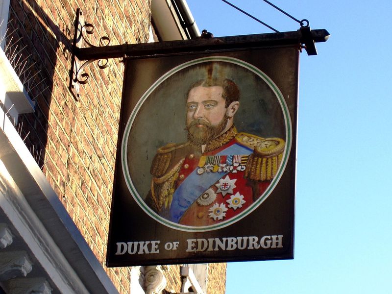 Duke of Edinburgh sign W12 Jan 2018. (Sign, Key). Published on 26-01-2018 