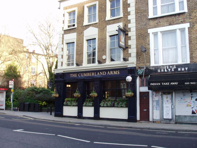 Cumberland Arms W14-2 Jan 2019. (Pub, External). Published on 06-01-2019