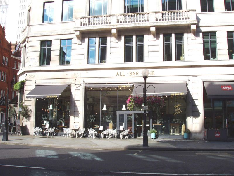 All Bar One-1 Regent St W1 July 2017. (Pub, External, Key). Published on 30-07-2017