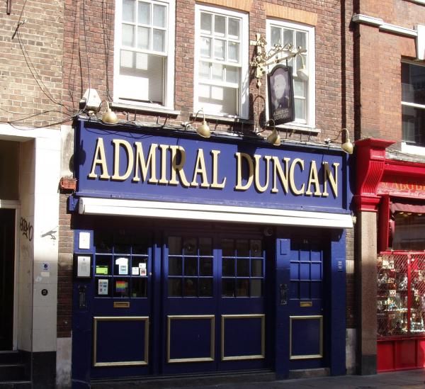 Admiral Duncan W1 Aug 2015. (Pub, External, Key). Published on 02-08-2015