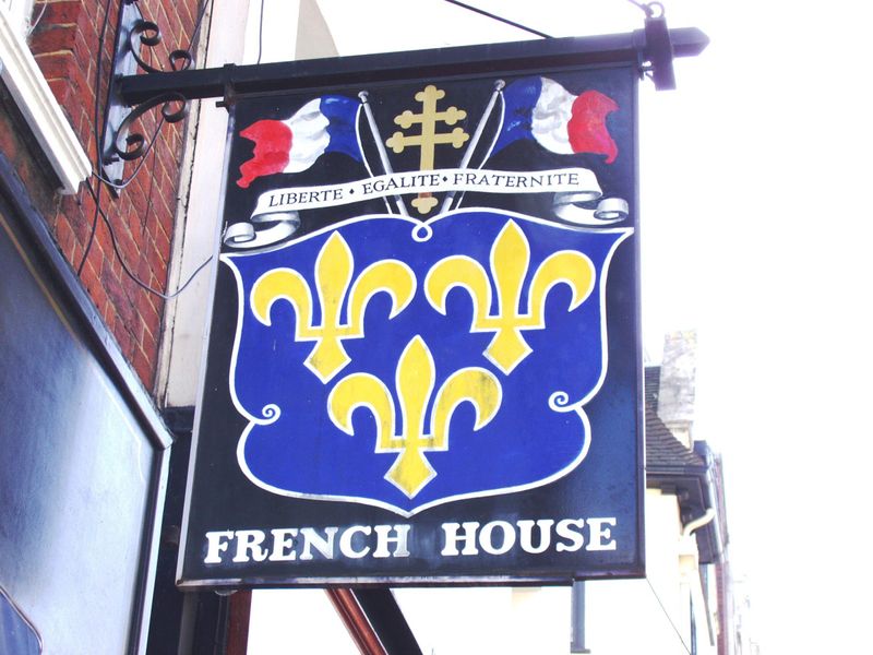 French House W1 sign-2. (Pub, External, Sign). Published on 22-05-2017