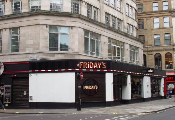 TGI Fridays WC2-1 Sep 2015. (Pub, External, Key). Published on 13-09-2015