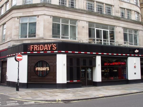 TGI Fridays WC2-2 Sep 2015. (Pub, External). Published on 13-09-2015
