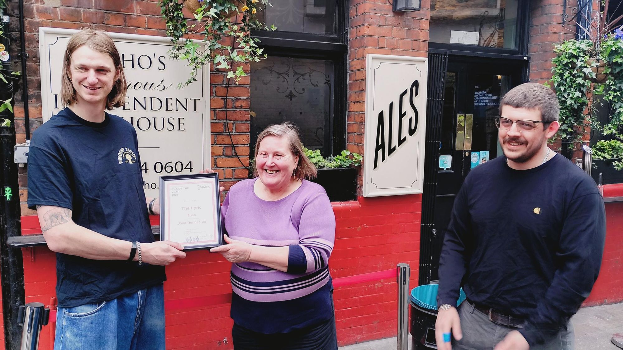 Taken 9 April 2026. (Pub, Award). Published on 10-04-2026