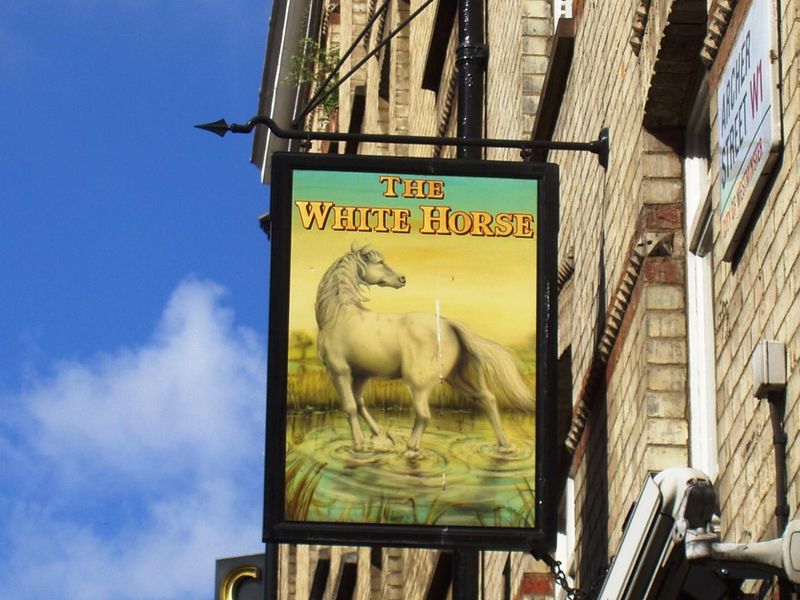 White Horse Rupert St W1-sign May 2017. (Pub, External, Sign). Published on 21-05-2017