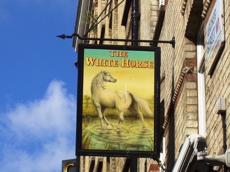 White Horse Rupert St W1-sign May 2017. (Pub, External, Sign). Published on 21-05-2017 