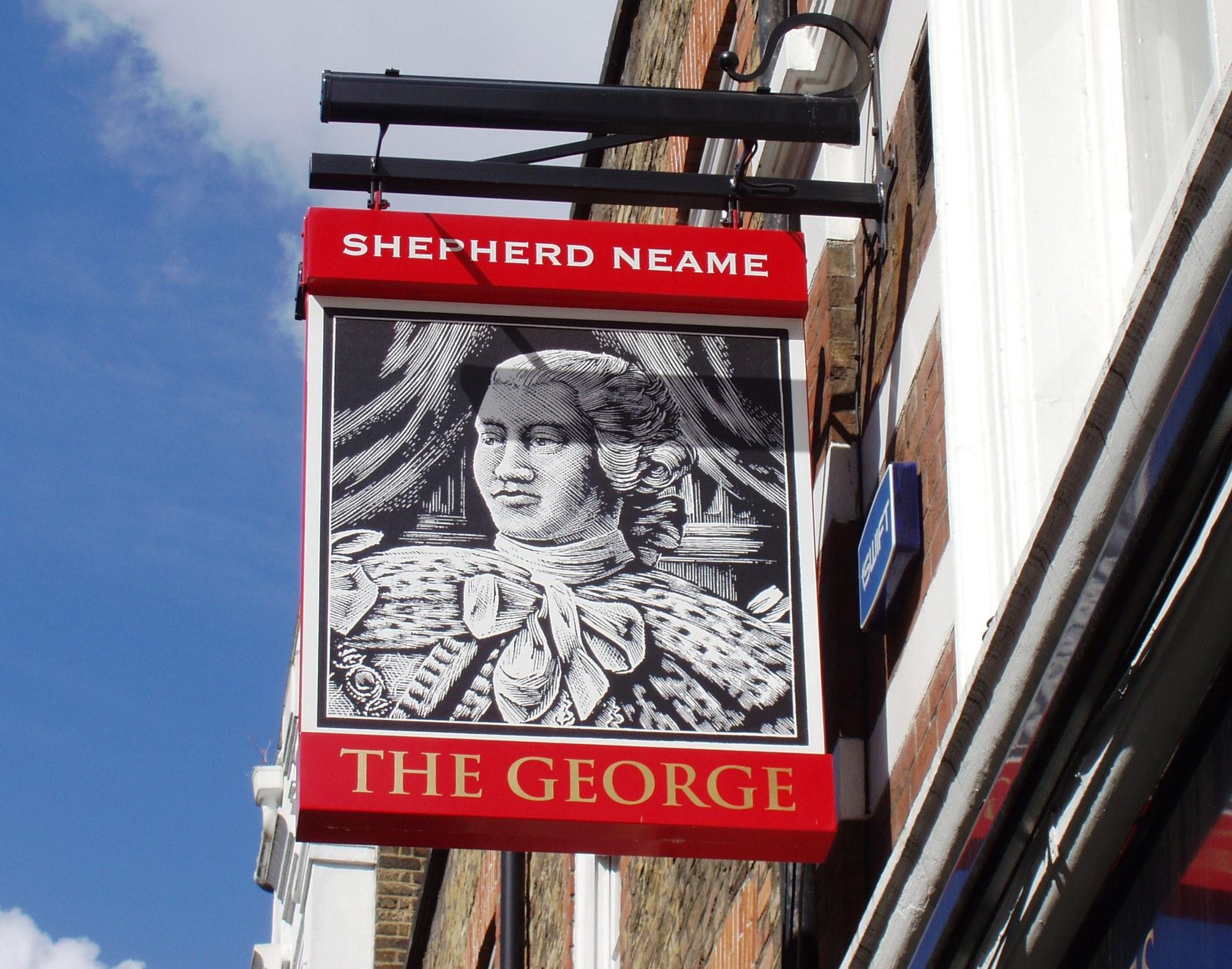 George W1 sign June 2017. (Pub, External, Sign). Published on 04-06-2017