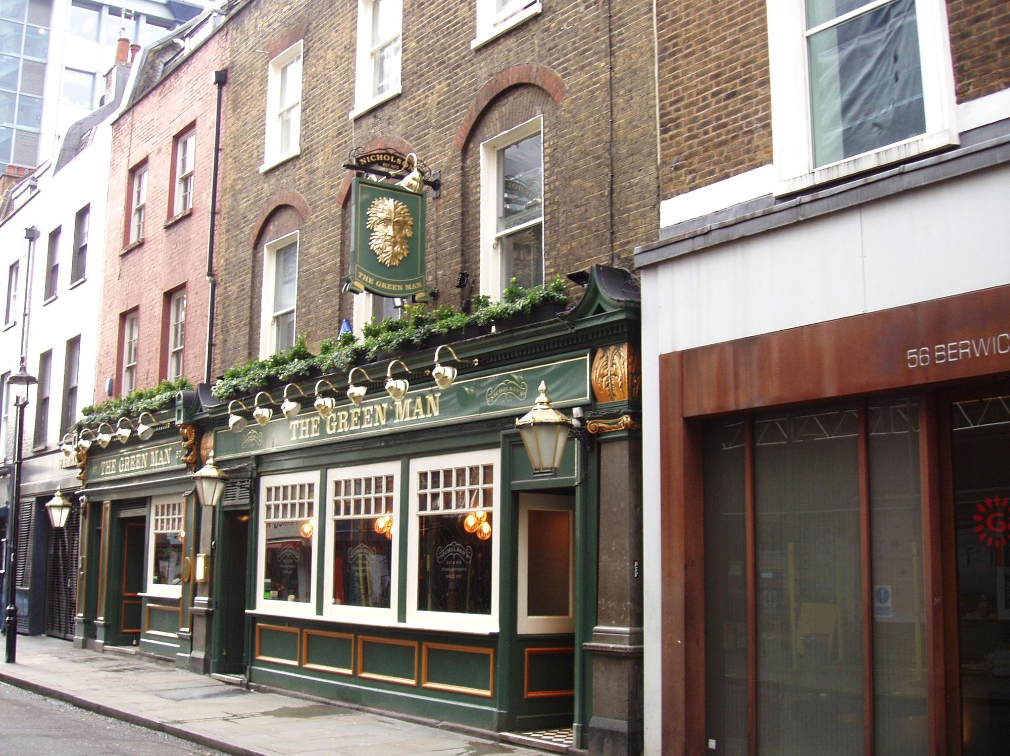 Green Man W1-2 Feb 2025. (Pub, External). Published on 16-02-2025