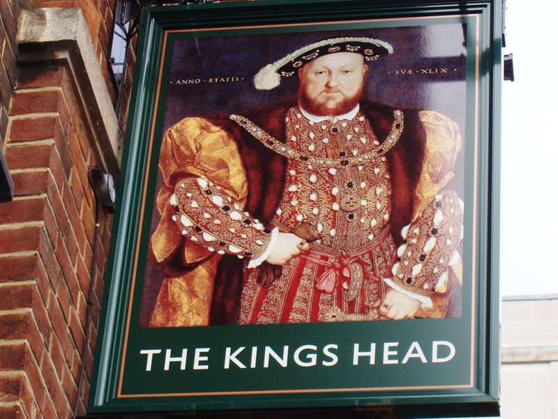 Kings Head Marylebone sign. (Pub, External, Sign). Published on 20-03-2024