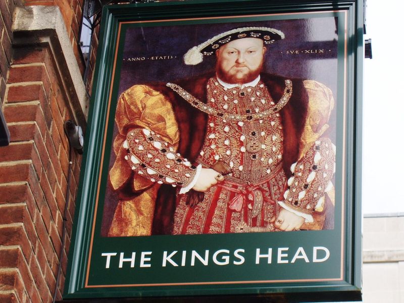 Kings Head Marylebone sign. (Pub, External, Sign). Published on 20-03-2024 