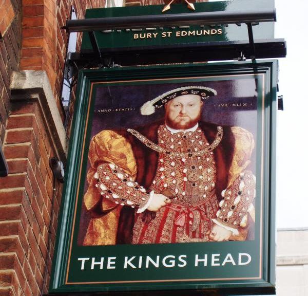 Kings Head Marylebone sign. (Pub, External, Sign). Published on 05-05-2014