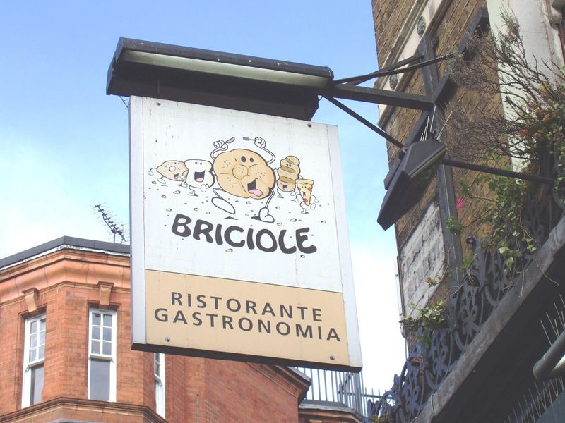 Briciole W1 sign Sep 2017. (External, Sign). Published on 11-09-2017 