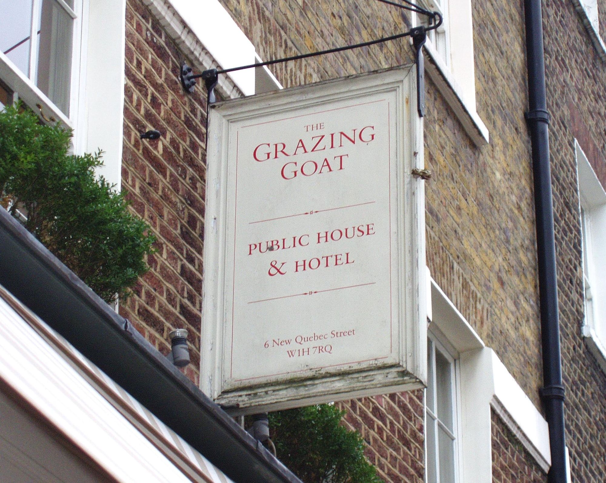 Grazing Goat Marylebone-3 Feb 2022. (Pub, External, Sign). Published on 20-02-2022