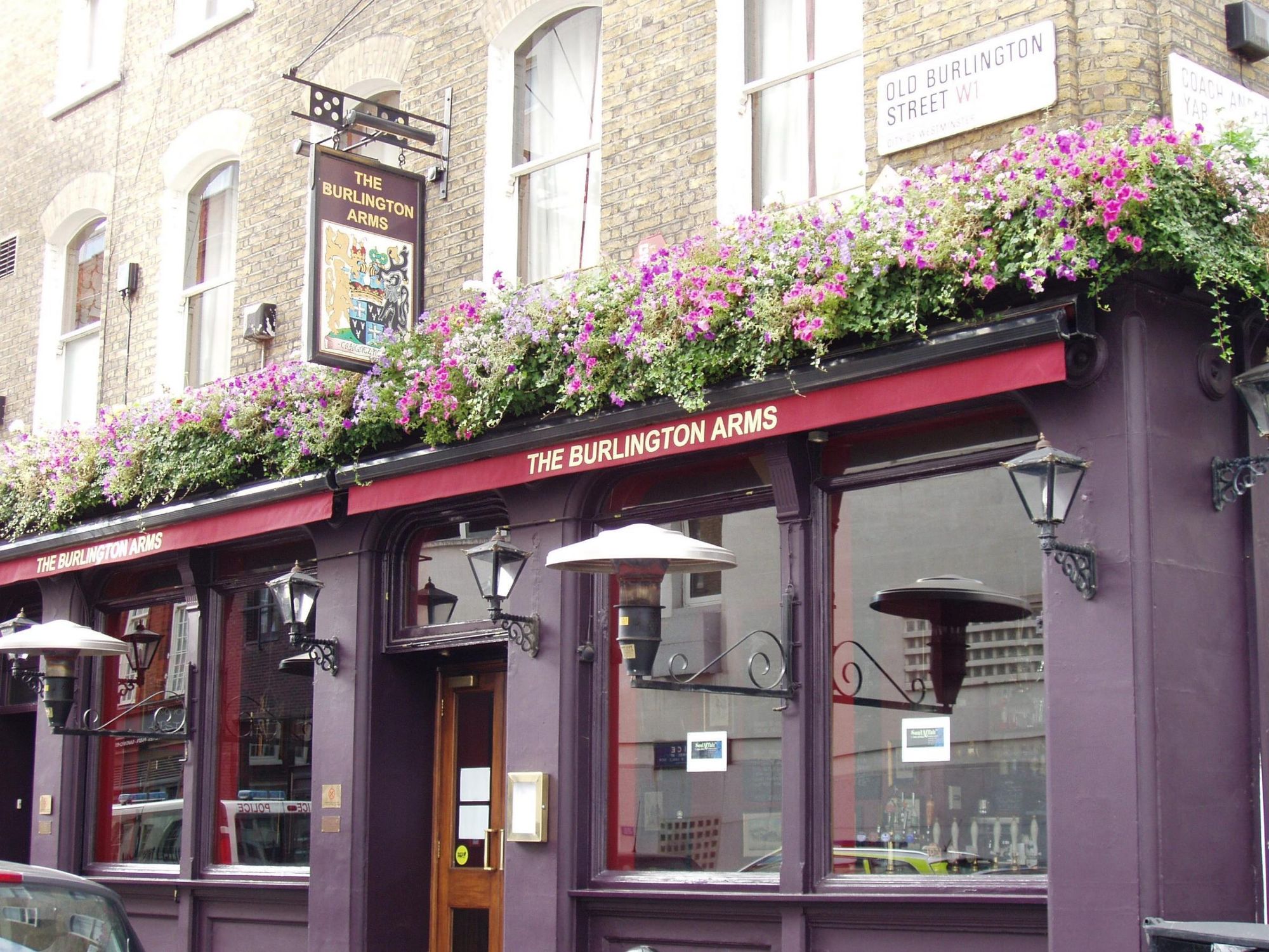 Burlington Arms W1-2 Aug 2017. (Pub, External). Published on 27-08-2017