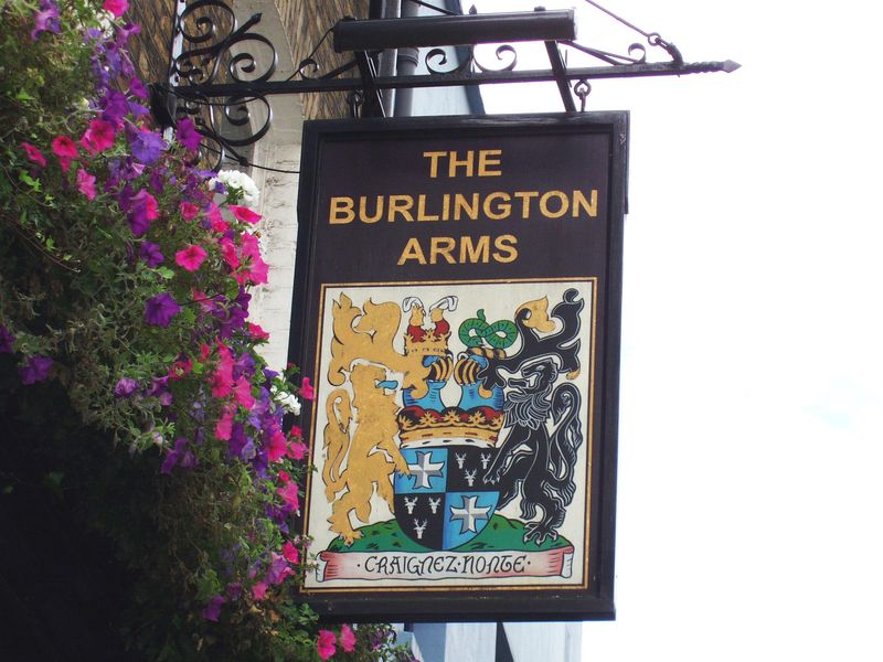Burlington Arms W1-sign Aug 2017. (Pub, External, Sign). Published on 27-08-2017 