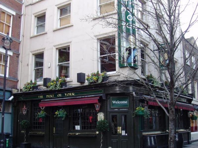 Duke of York Fitzrovia W1. (Pub, External, Key). Published on 28-12-2014