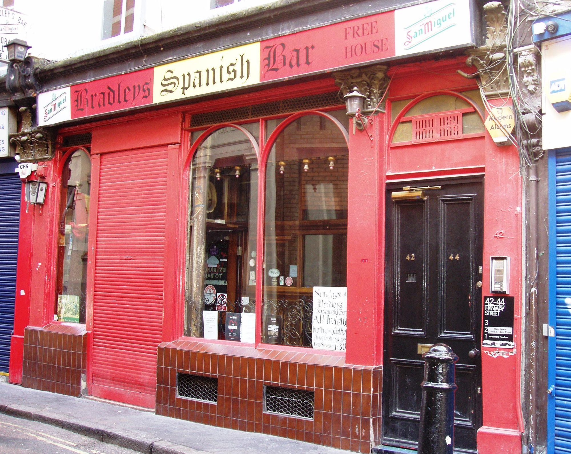 Bradleys W1 May 2018. (Pub, External, Key). Published on 20-05-2018