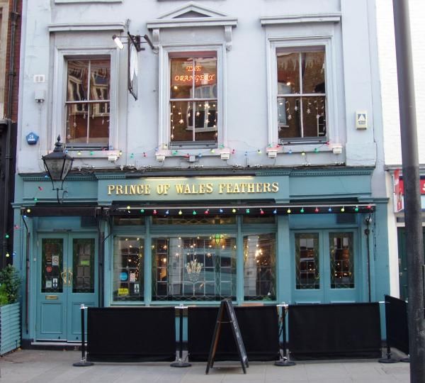 Prince of Wales Feathers W1. (Pub, External). Published on 28-12-2014