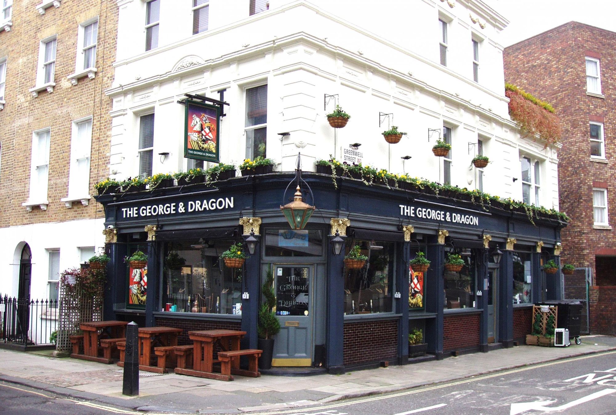 George & Dragon Fitzrovia Jan 2022. (Pub, External, Key). Published on 23-01-2022