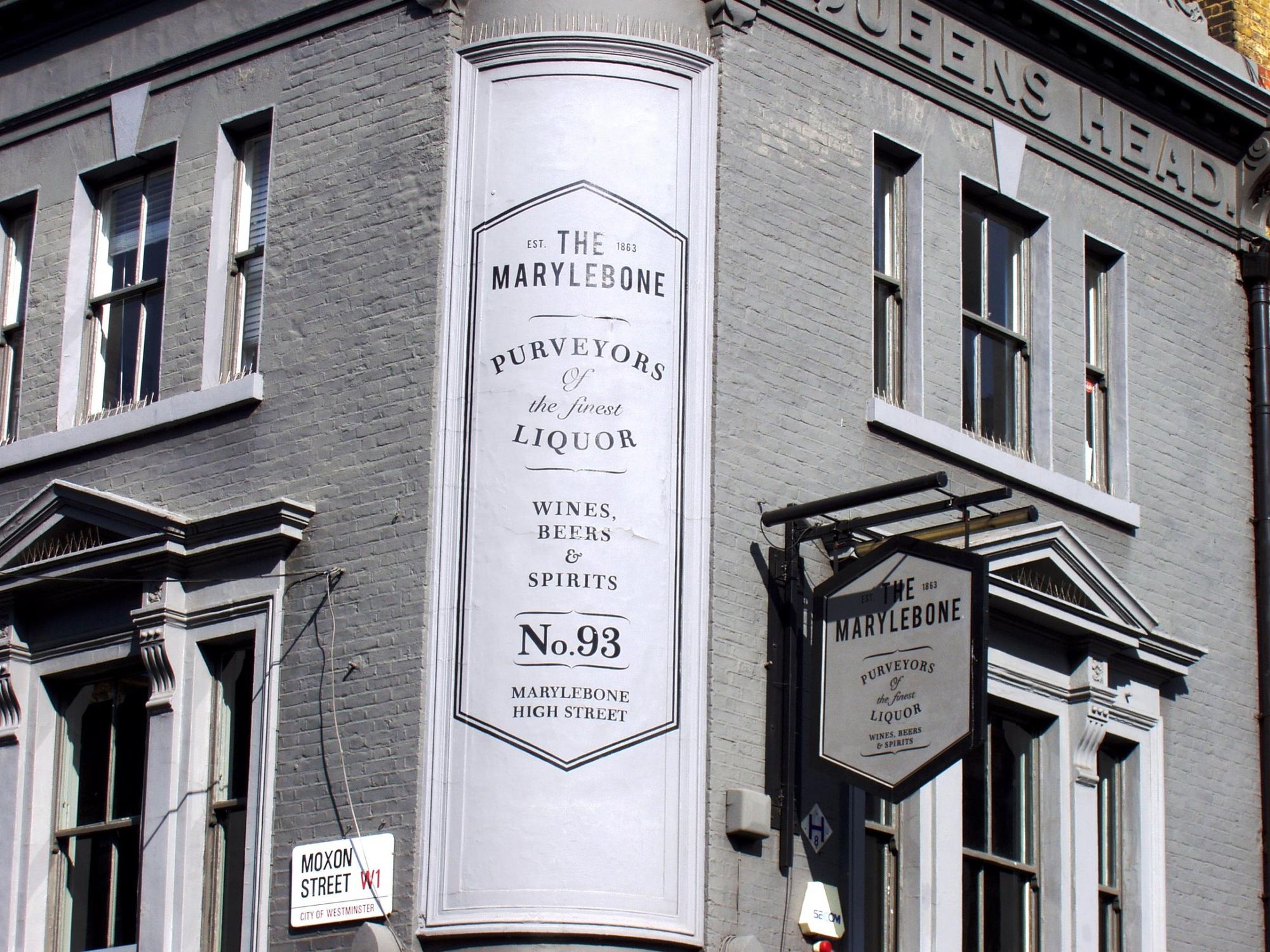 Marylebone W1-4 Aug 2017. (Pub, External). Published on 21-08-2017