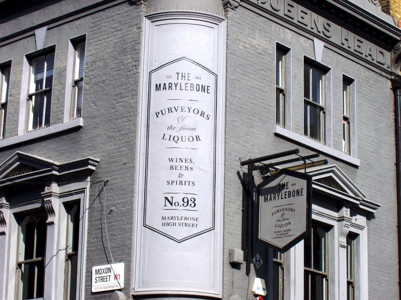 Marylebone W1-4 Aug 2017. (Pub, External). Published on 21-08-2017