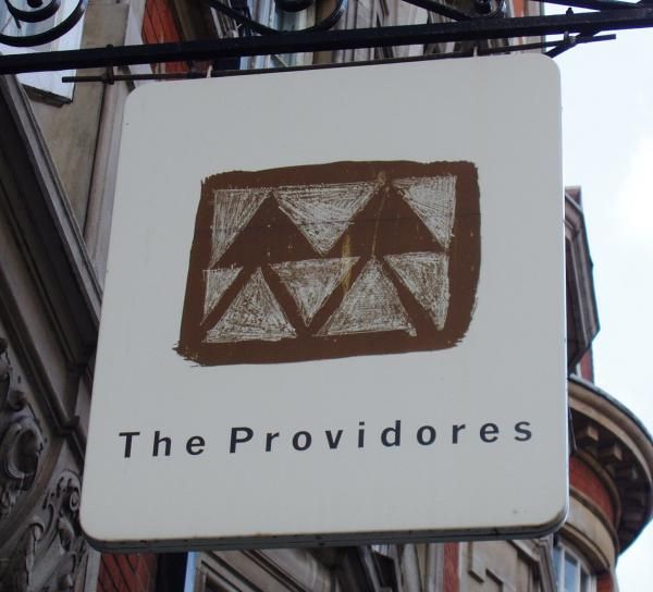 Providors W1 sign. (Pub, External). Published on 10-09-2014