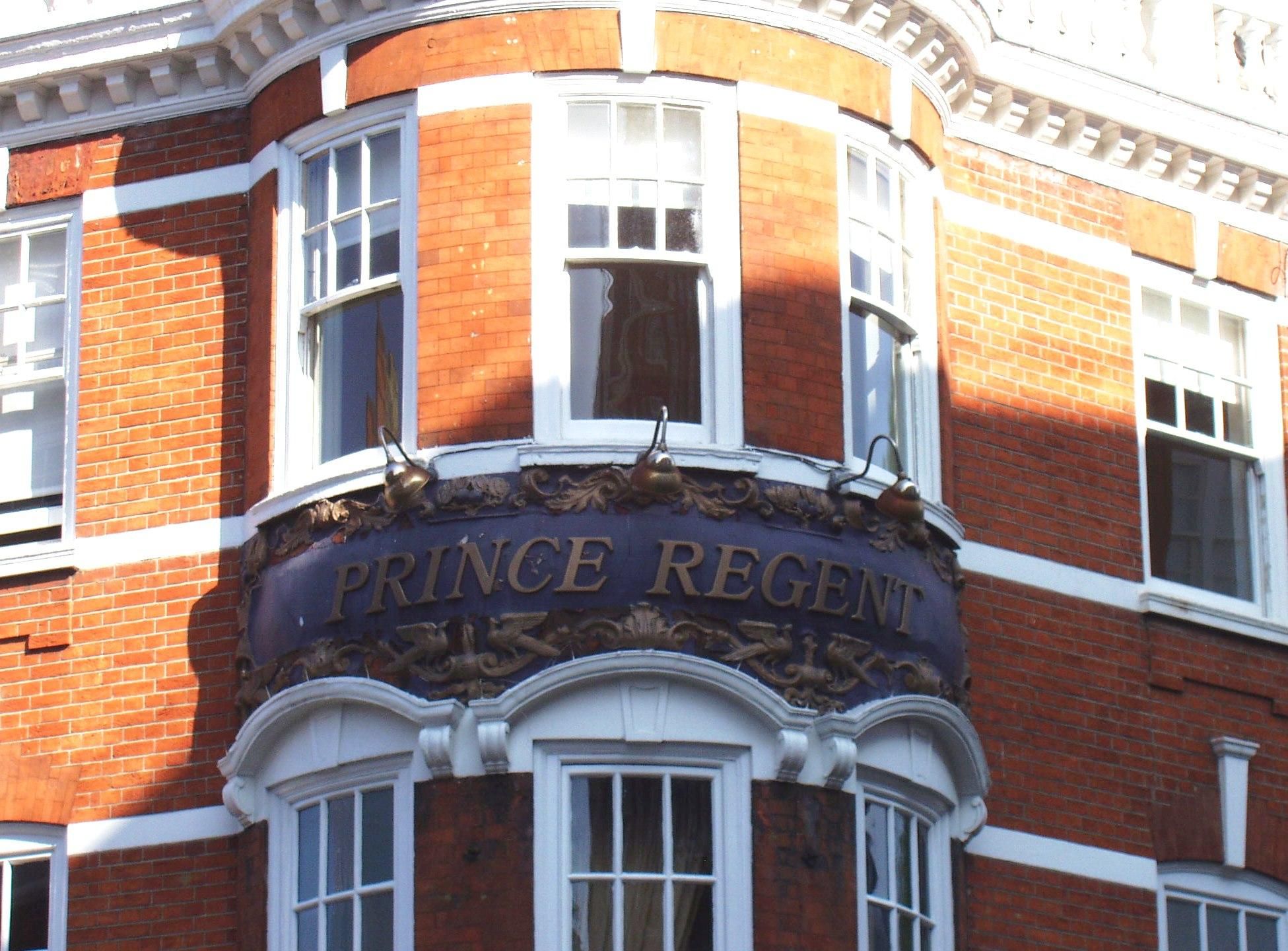 Prince Regent W1-2 Aug 2017. (Pub, External). Published on 21-08-2017
