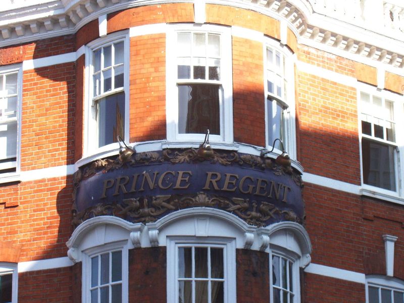 Prince Regent W1-2 Aug 2017. (Pub, External). Published on 21-08-2017