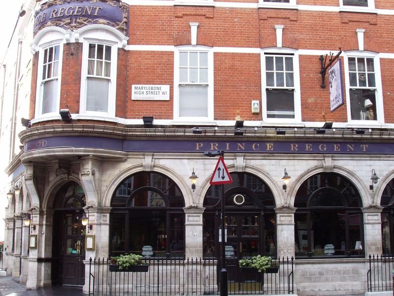 Prince Regent W1-3 Aug 2017. (Pub, External). Published on 21-08-2017