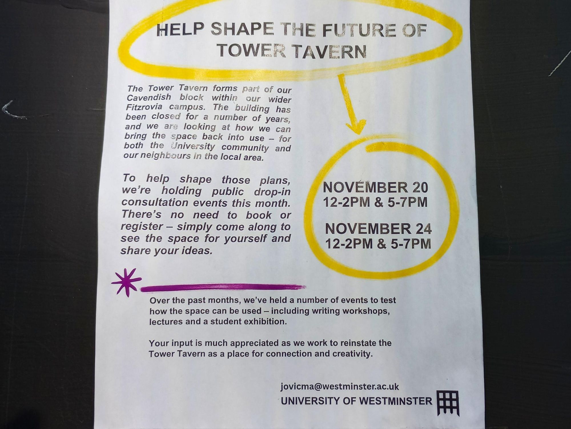 Tower Tavern Nov 2025. (External, Key). Published on 15-01-2026