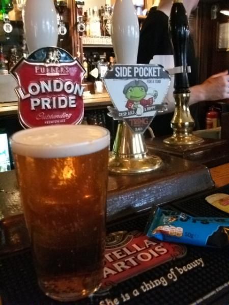 Stags Head interior beers. (Pub, Bar). Published on 05-07-2016