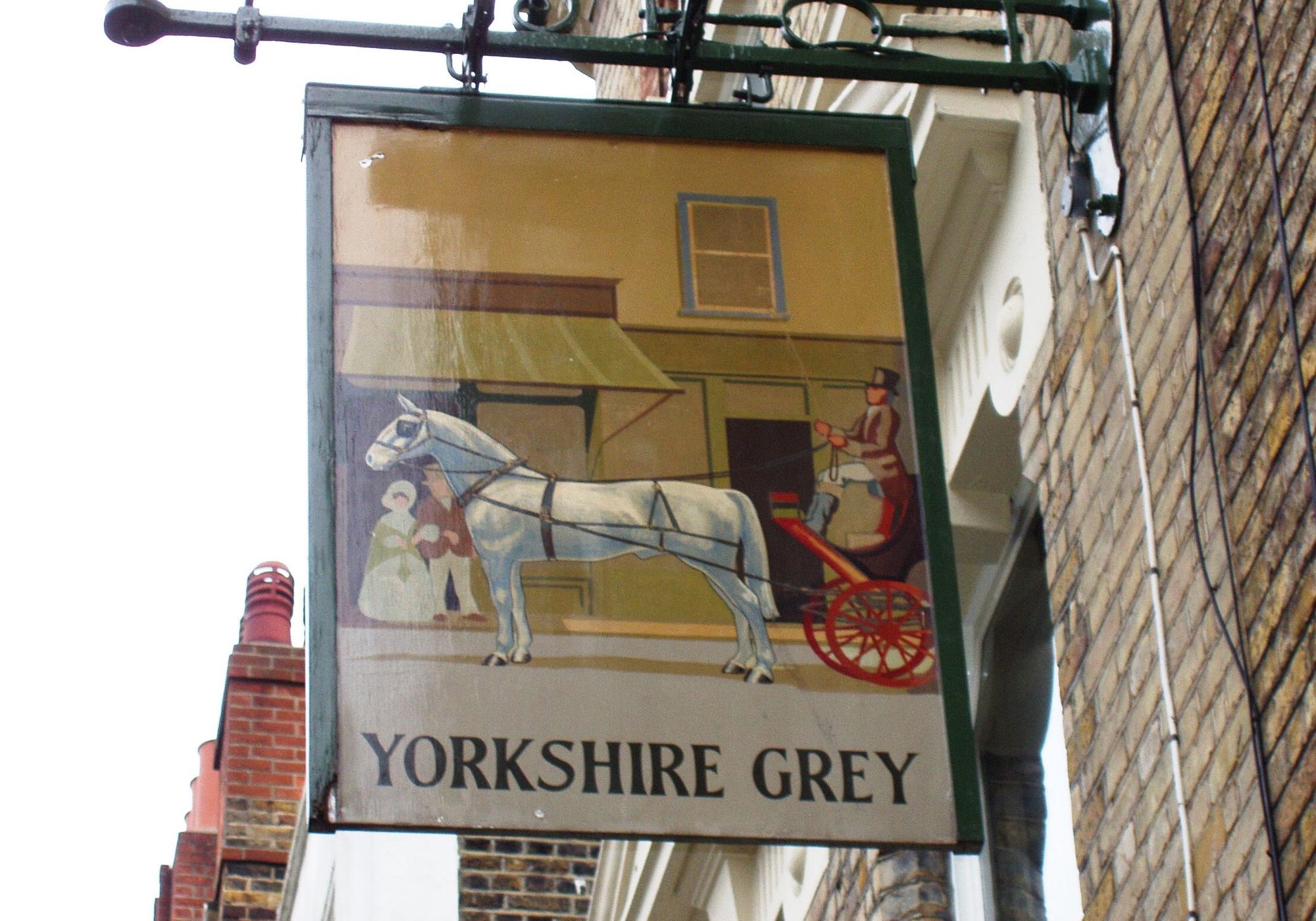 Yorkshire Grey W1 sign Nov 2016. (Pub, External, Sign). Published on 27-11-2016