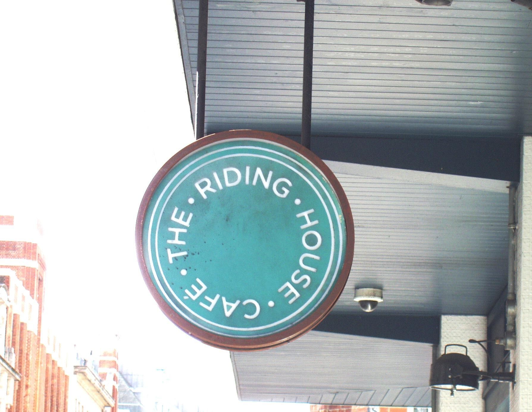 Riding House W1 sign July 2017. (Pub, External, Sign). Published on 30-07-2017
