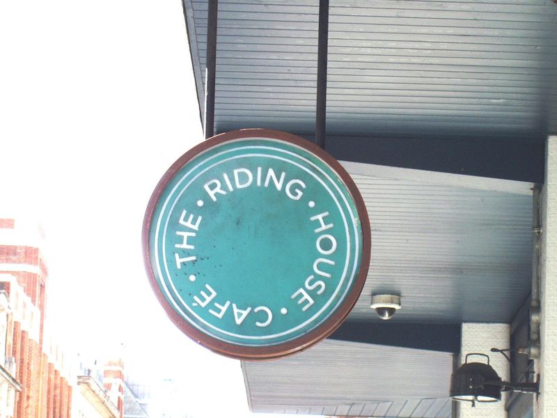 Riding House W1 sign July 2017. (Pub, External, Sign). Published on 30-07-2017