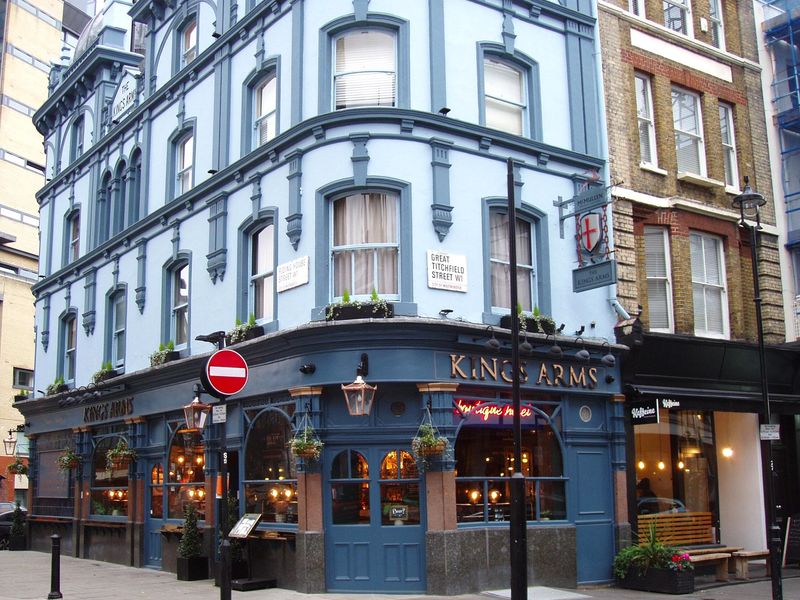 Kings Arms Fitzrovia-1 Jan 2022. (Pub, External, Key). Published on 23-01-2022
